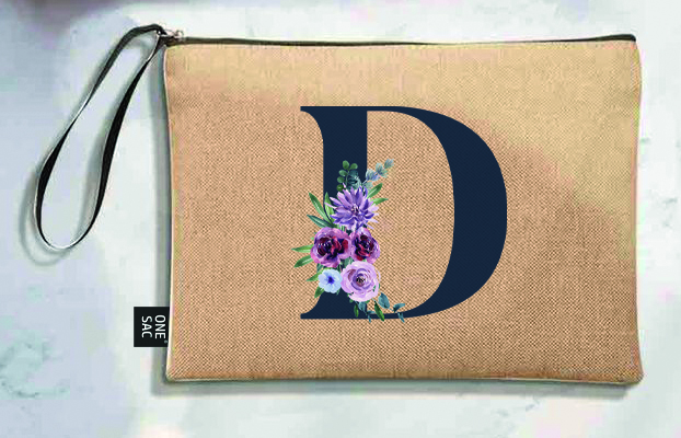 Sac à main Lettre D (Modèles variés) (25×18×1 cm)